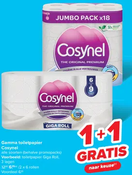 Aanbieding: Gamma toiletpapier Cosynel