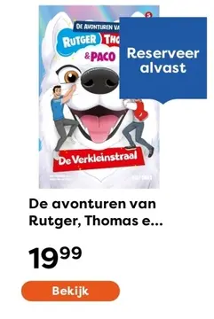 Aanbieding: De avonturen van Rutger, Thomas e...