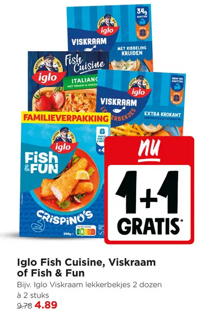 Aanbieding: Iglo Fish Cuisine, Viskraam of Fish & Fun