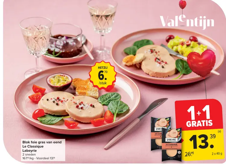 Promotie: Blok foie gras van eend