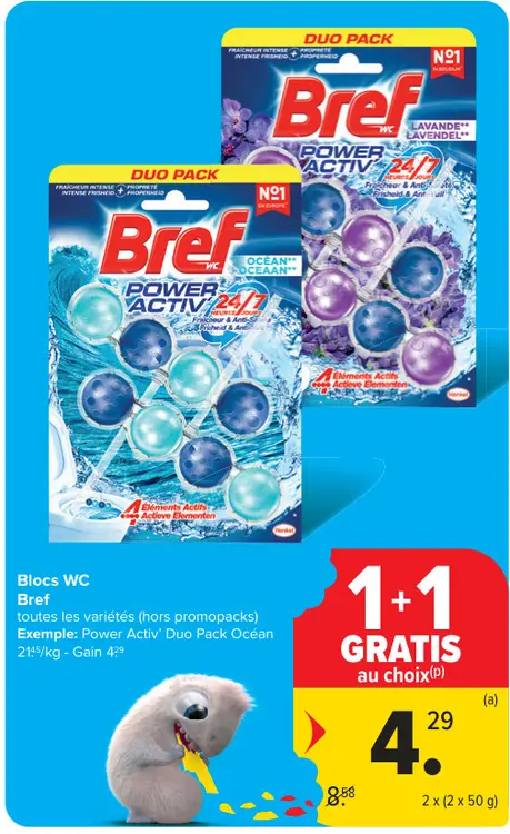 Offre: Blocs WC Bref