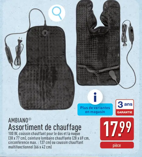 Offre: Assortiment de chauffage
