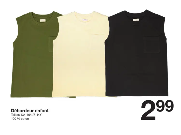 Offre: Débardeur enfant