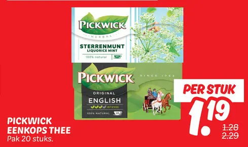 Aanbieding: Eenkops thee