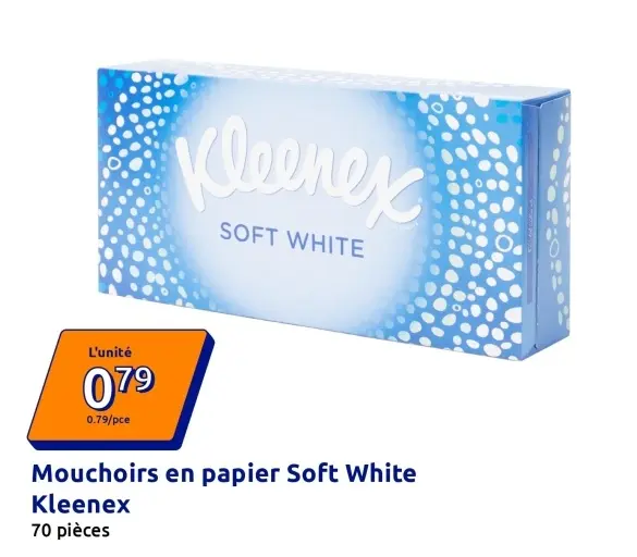 Offre: Mouchoirs en papier Soft White