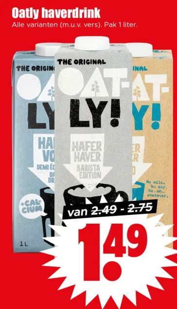 Aanbieding: haverdrink