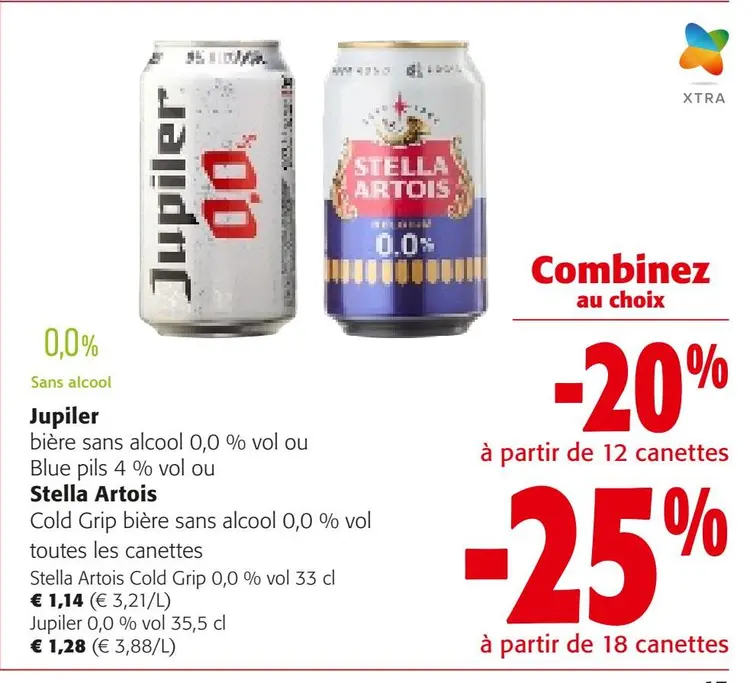 Offre: Jupiler, Stella Artois