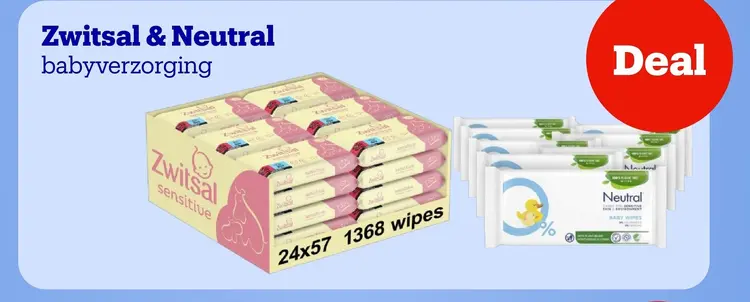 Aanbieding: Zwitsal & Neutral babyverzorging