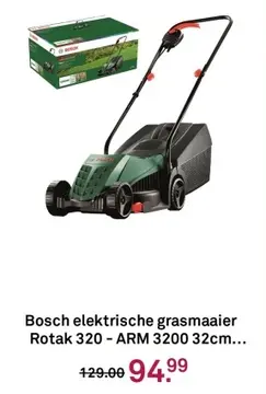 Aanbieding: Bosch elektrische grasmaaier Rotak 320 - ARM