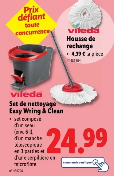 Offre: Set de nettoyage Easy Wring & Clean