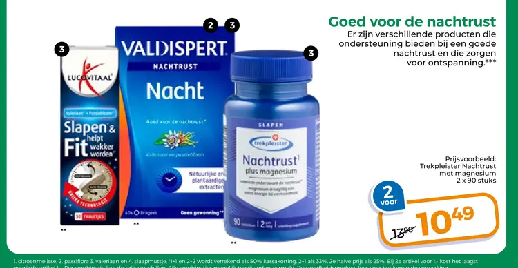 Aanbieding: goed voor de Nachtrust 