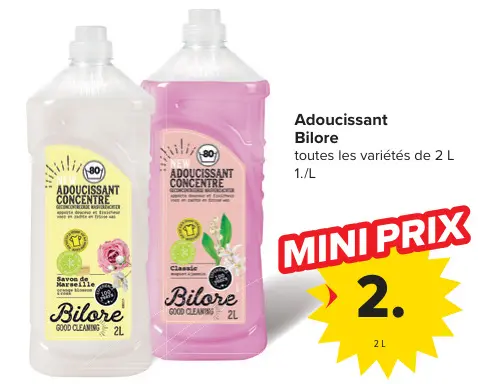 Offre: Adoucissant Bilore 2 L