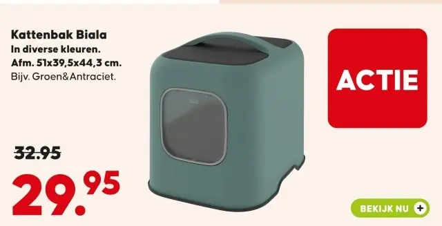 Aanbieding: Kattenbak Biala