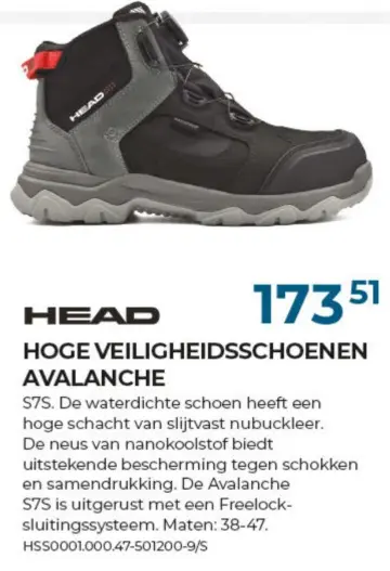 Promotie: Hoge veiligheidsschoenen avalanche
