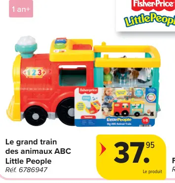 Offre: Le grand train des animaux ABC