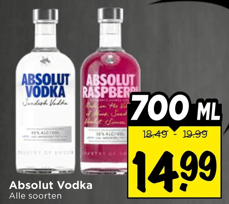 Aanbieding: Absolut Vodka