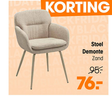 Aanbieding: Stoel Demonte Bruin