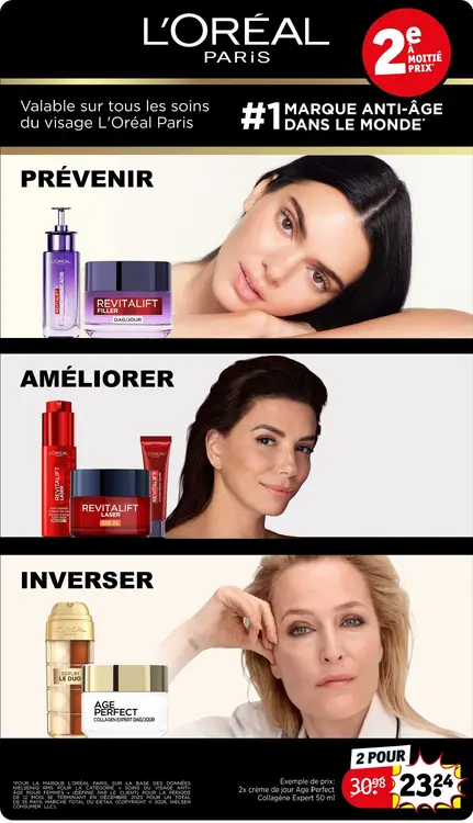 Offre: Soins du visage
