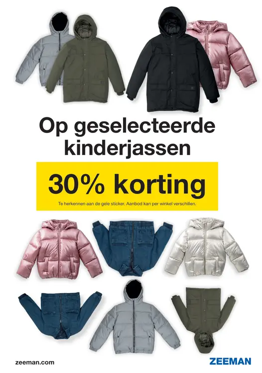 Aanbieding: Geselecteerde kinderjassen