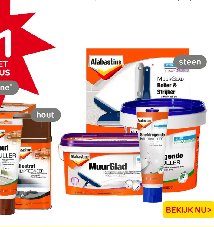 Aanbieding: MuurGlad Roller & Strijker