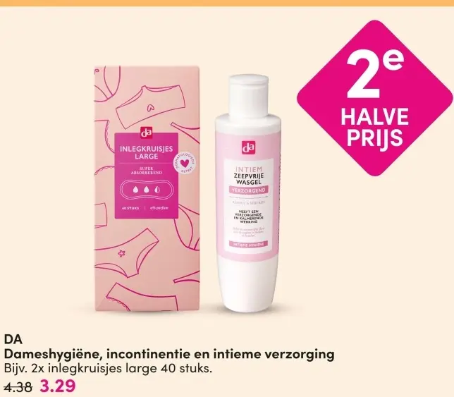 Aanbieding: Dameshygiëne, incontinentie en intieme verzorging