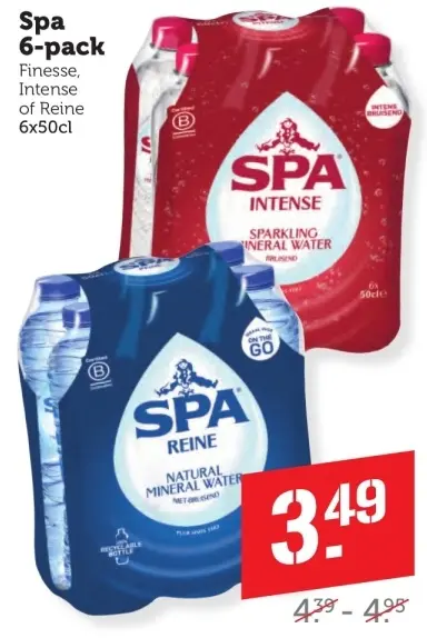 Aanbieding: Spa 6-pack