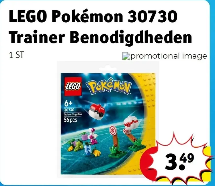 Aanbieding: LEGO Pokémon 30730 Trainer Benodigdheden & LE