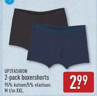 Aanbieding: 2-pack boxershorts