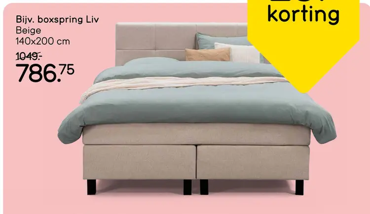 Aanbieding: boxspring Liv