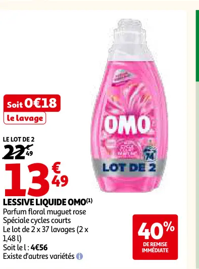 Offre: Lessive liquide