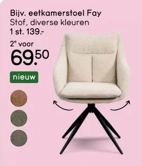 Aanbieding: eetkamerstoel Fay