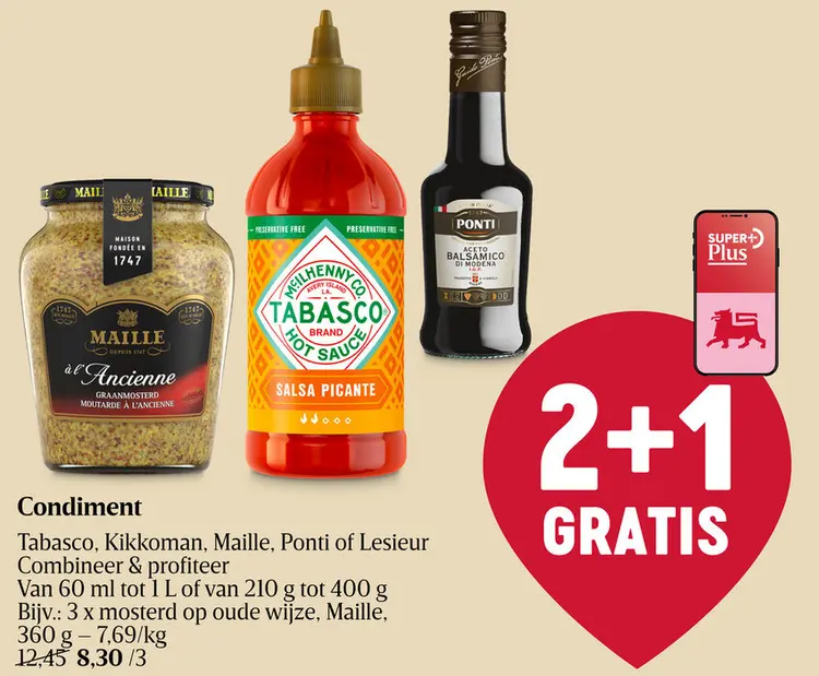 Promotie: Condiment