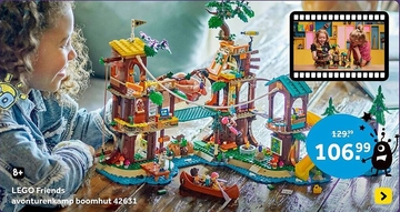 Aanbieding: LEGO Friends avonturenkamp boomhut 42631