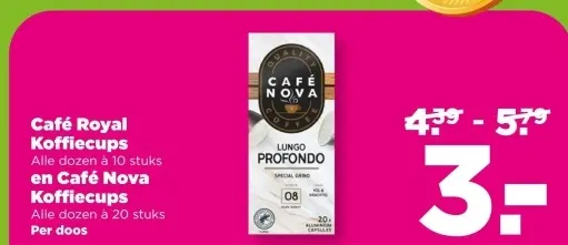 Aanbieding: Koffiecups