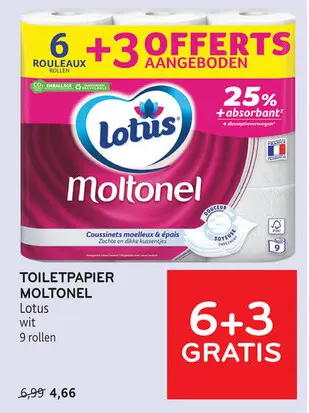 Aanbieding: Toiletpapier Moltonel