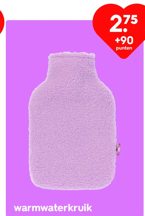 Promotie: warmwaterkruik