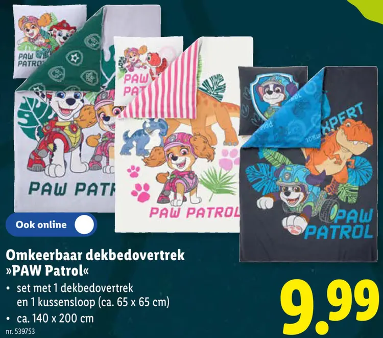 Promotie: Omkeerbaar dekbedovertrek