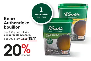 Aanbieding: Knorr Authentieke bouillon
