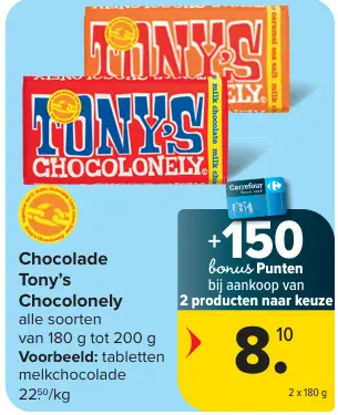 Promotie: Chocolade Tony's Chocolonely
