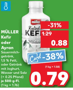 Aanbieding: MÜLLER Kefir oder Ayran