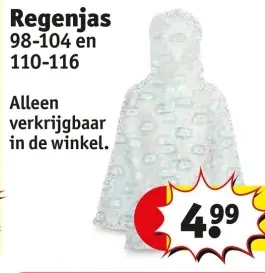 Promotie: Regenjas