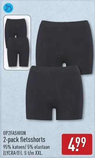Aanbieding: 2-pack fietsshorts
