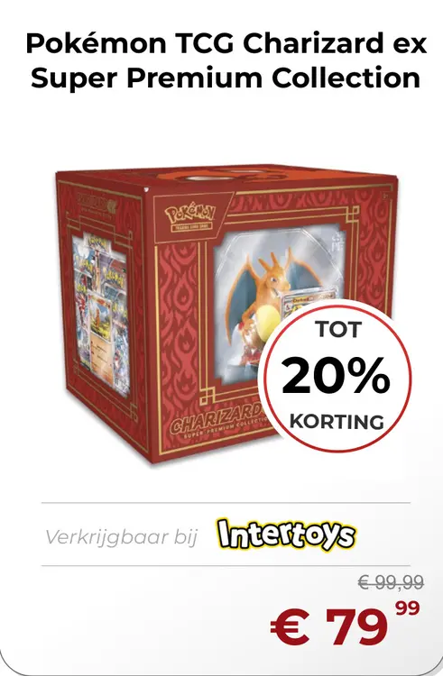 Aanbieding: Pokémon TCG Charizard ex Super Premium Collection