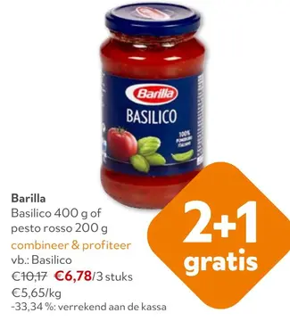 Aanbieding: Basilico of pesto rosso