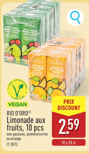Offre: Limonade aux fruits