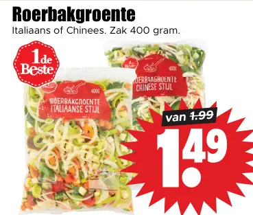 Aanbieding: Roerbakgroente