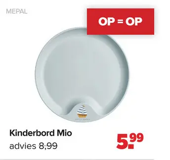 Aanbieding: Kinderbord Mio