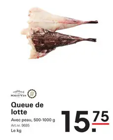 Offre: Queue de lotte