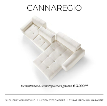Aanbieding: Elementenbank Cannaregio zoals getoond 