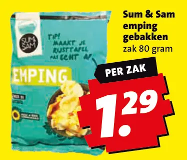 Aanbieding: emping gebakken